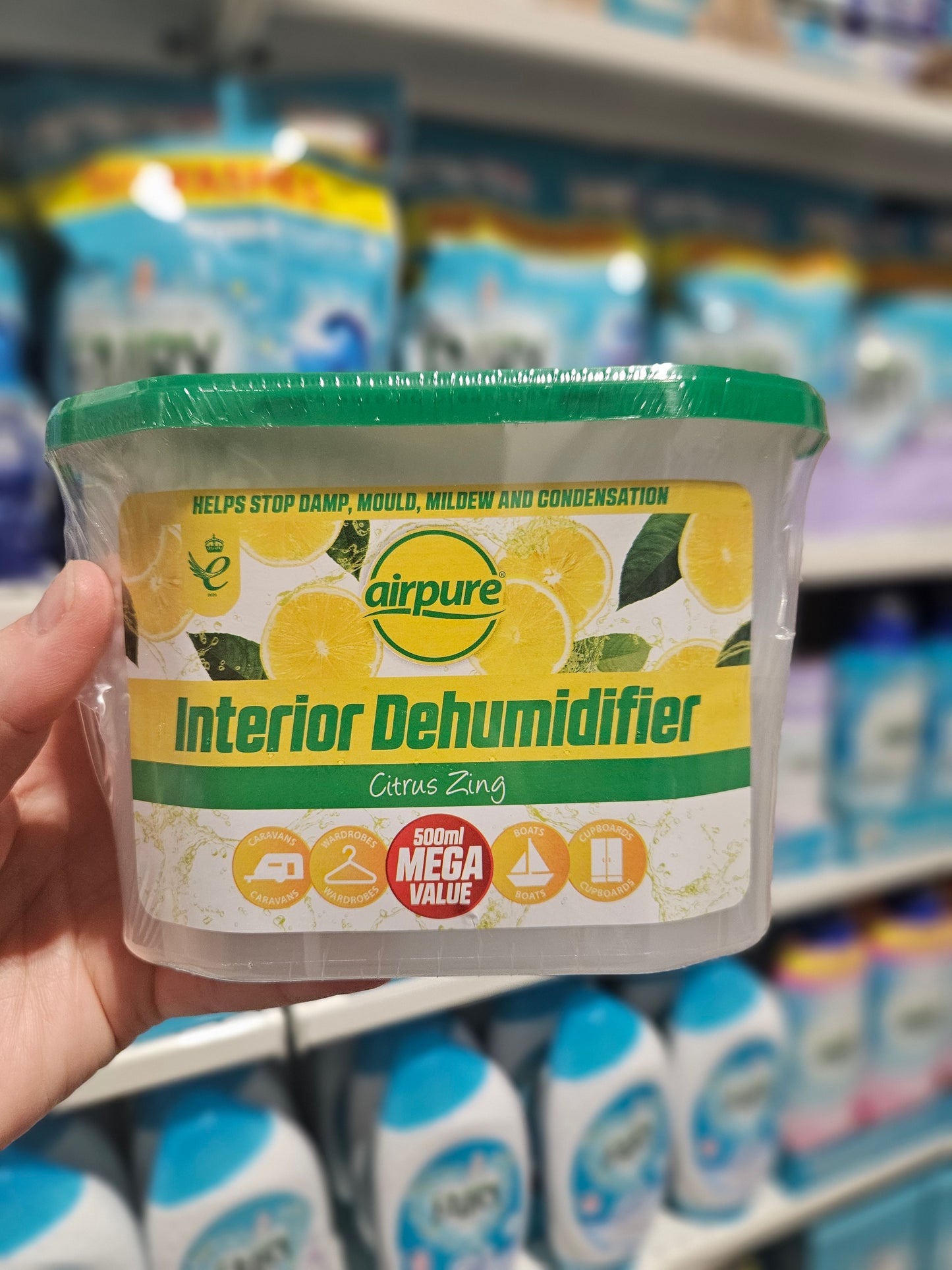 Airpure Interior Dehumidifier 500ml Div.Typer