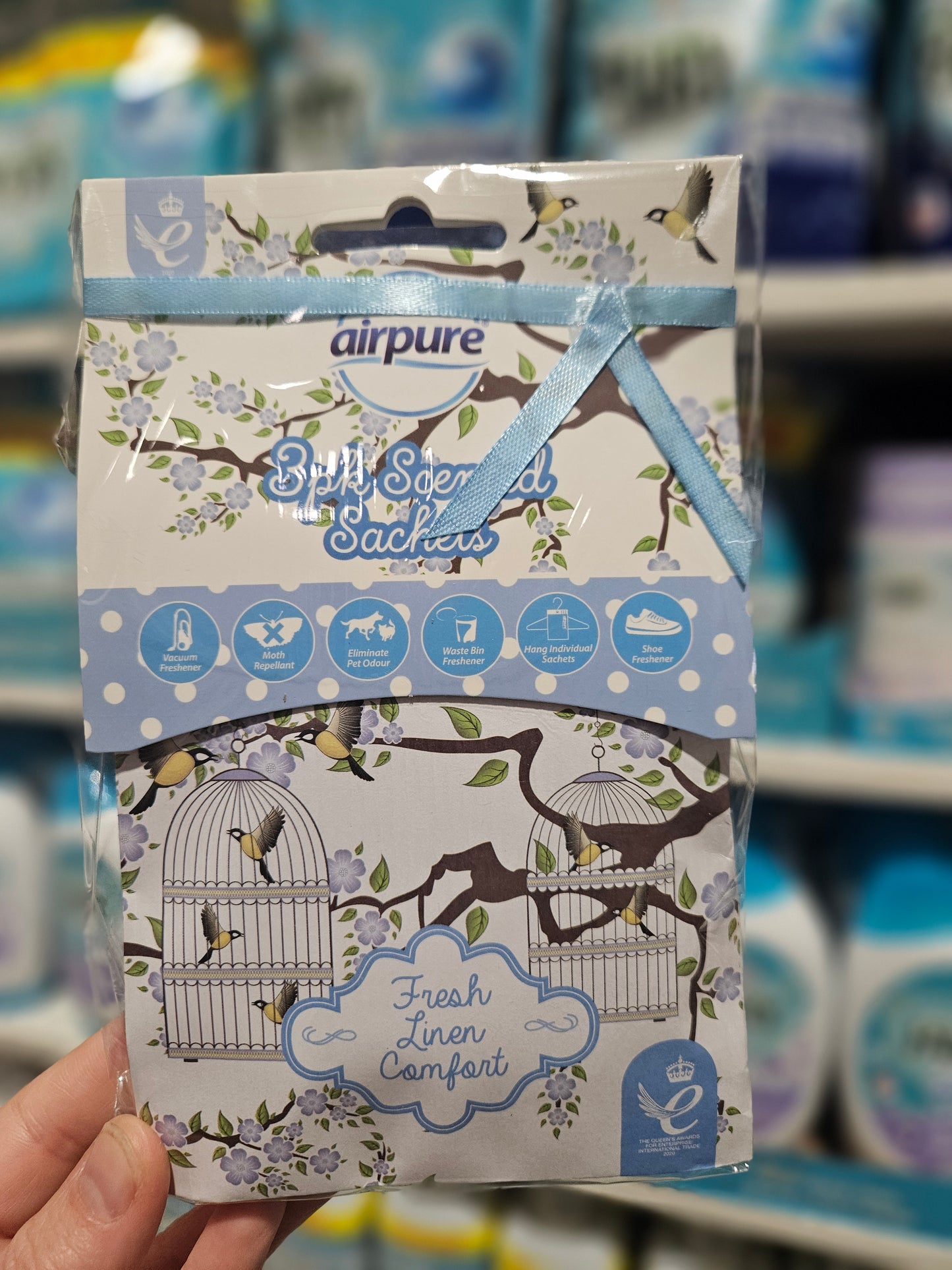 Airpure Scented Sachets 3pk Div.Typer