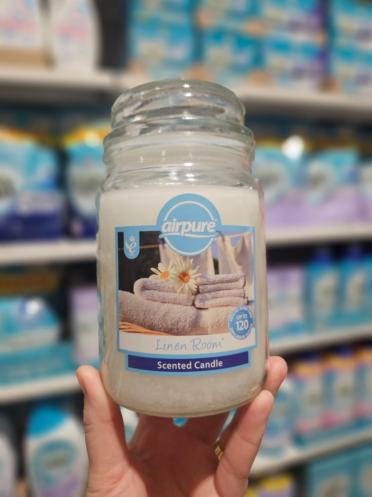 Airpure Jar Candle 510g Div.Typer