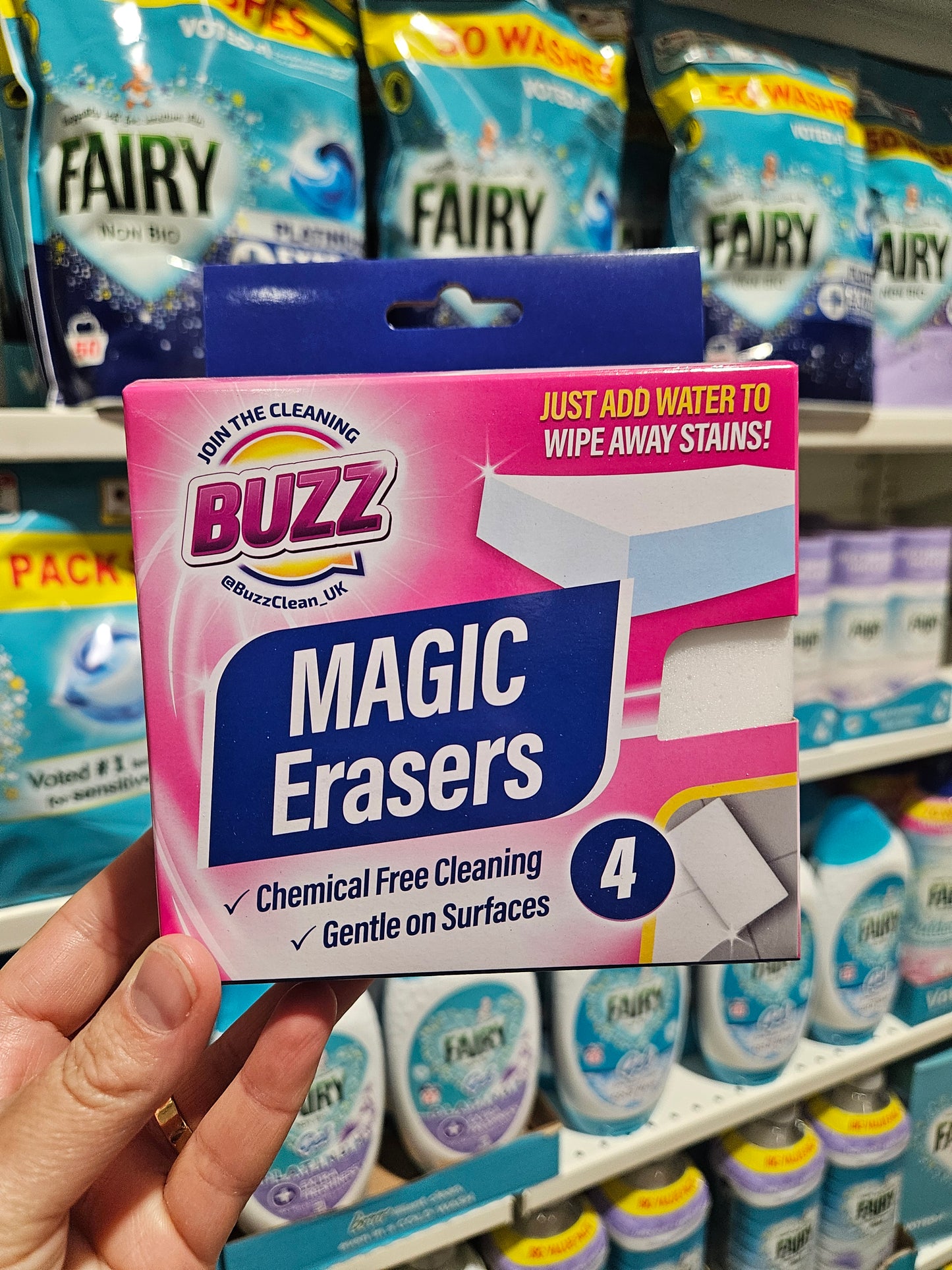 Buzz Magic Erasers 4pk