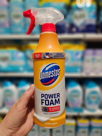 Domestos Power Foam Citrus Blast Bathroom Spray 650ml