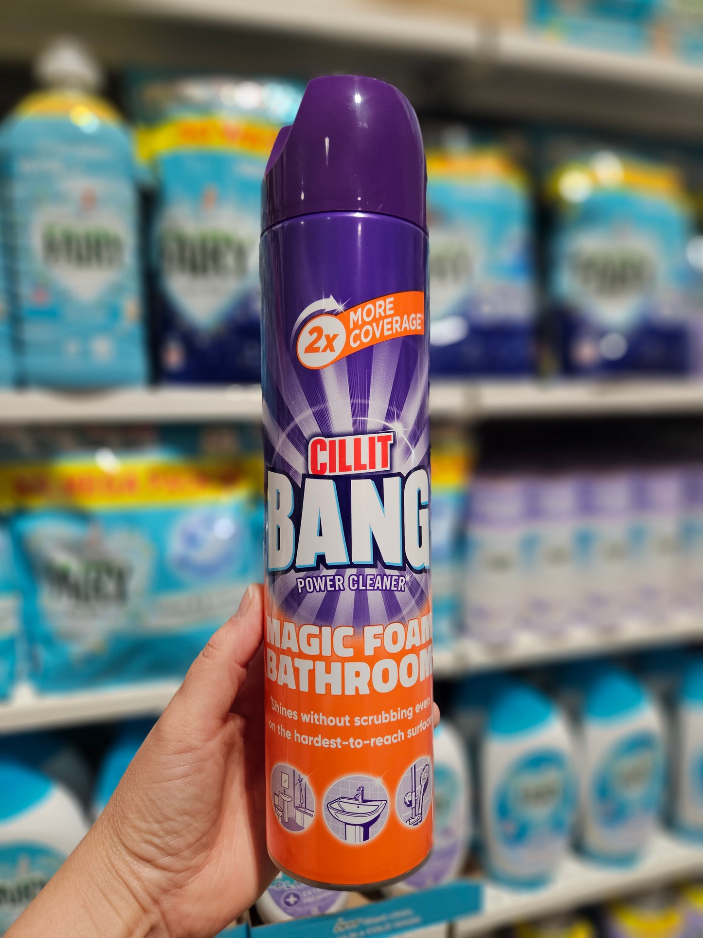 Cillit Bang Active Foam Soapscum & Shine 600ml