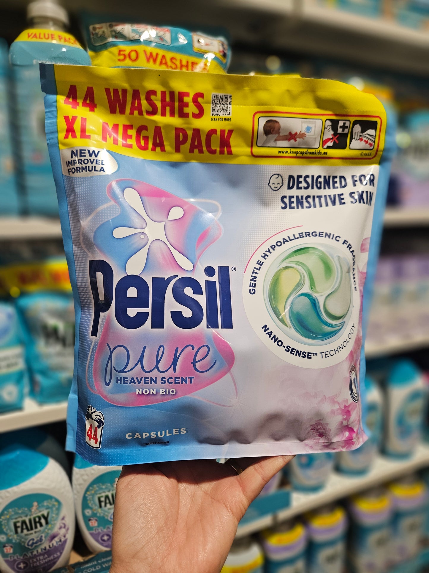 Persil 4-in-1 Pods Pure Heaven Scent 44w