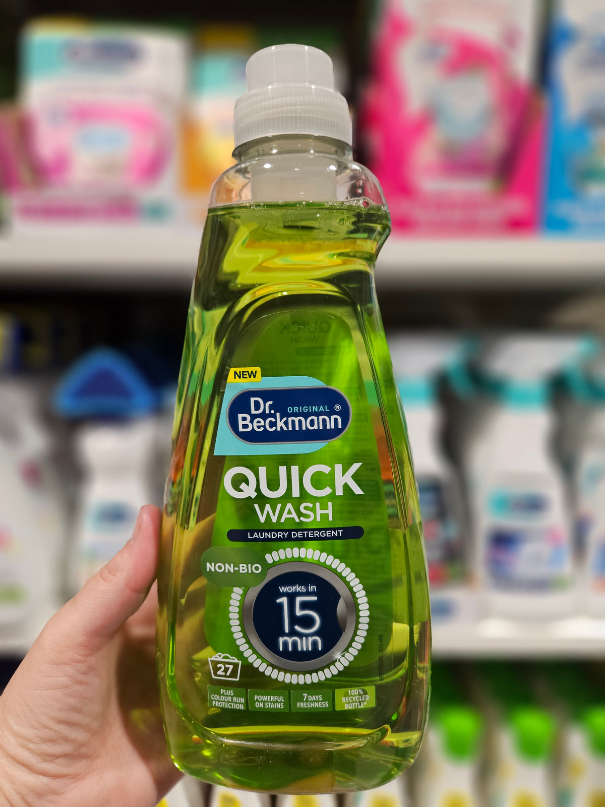 Dr. Beckmann Quick Wash Non Bio Laundry Detergent 810ml