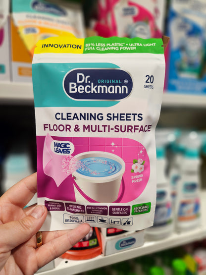Dr. Beckmann Floor & Multi Surface Cleaning Sheets Spring Fresh 20pk