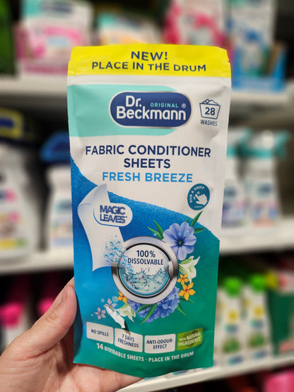 Dr. Beckmann Fabric Conditioner Fresh Breeze 28 Sheets