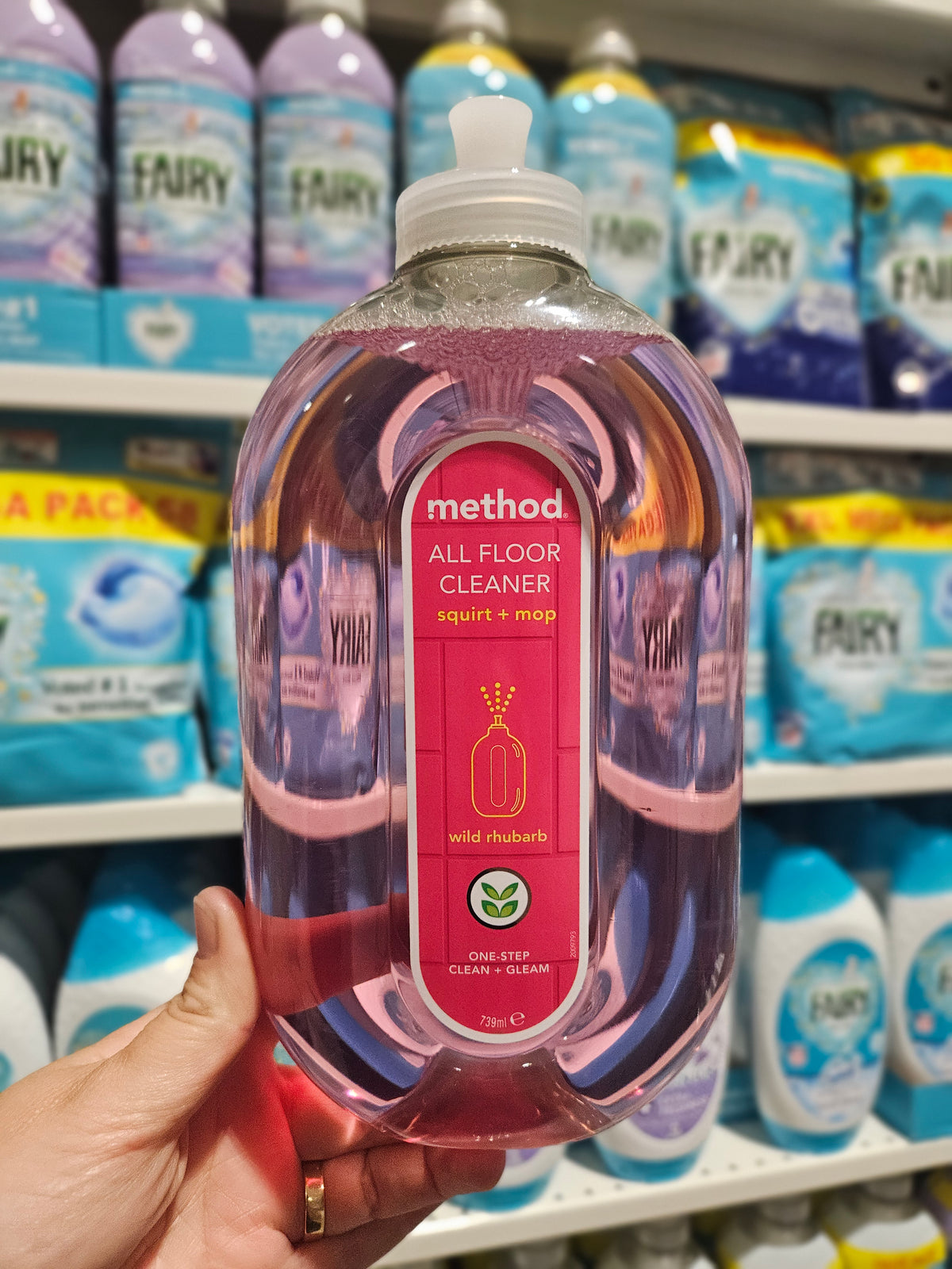 Method All Floor Cleaner Squirt & Mop Wild Rhubarb 739ml