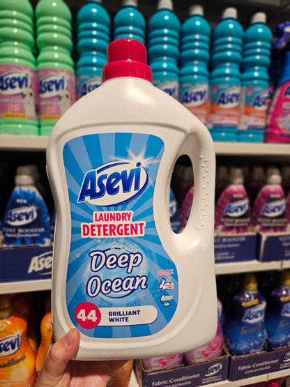 Asevi Brilliant White Laundry Detergent Deep Ocean 44w 2376ml