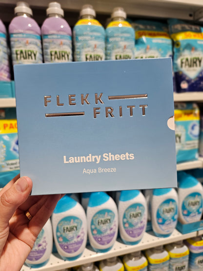 Flekkfritt Tøyvaskeark - Aqua Breeze 50 ark - opptil 100 vask