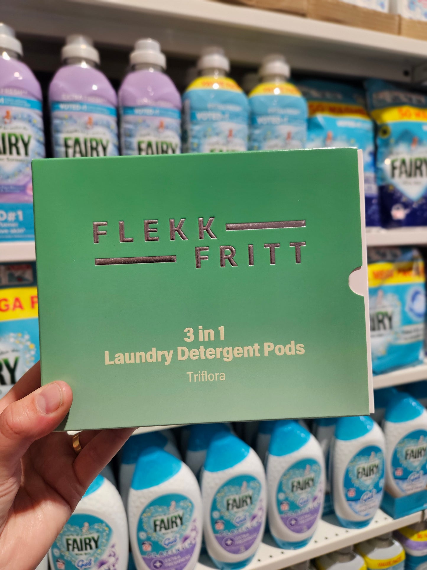 Flekkfritt 3 i 1 Vaskemiddel Pods - Triflora 40 stk