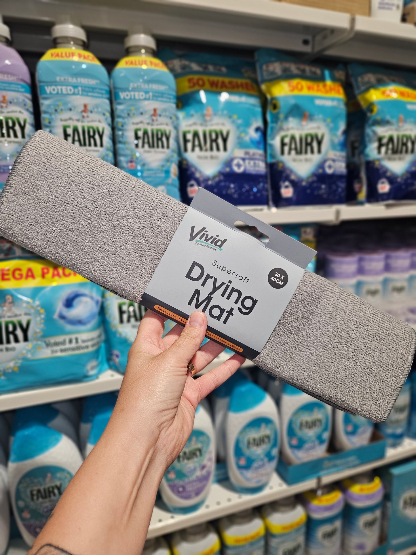 Vivid Dish Drying Mat 30x40cm