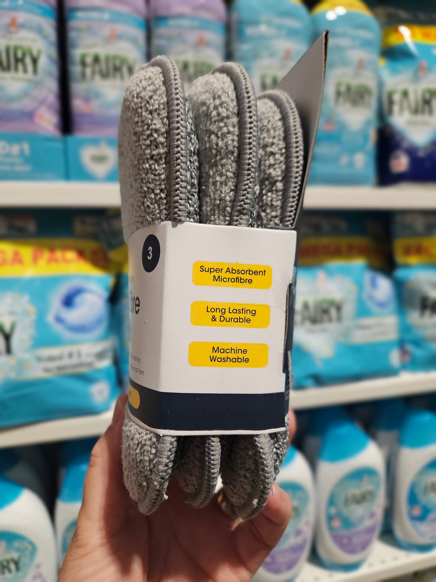 Vivid Scrub & Clean Microfiber Pad 3pk