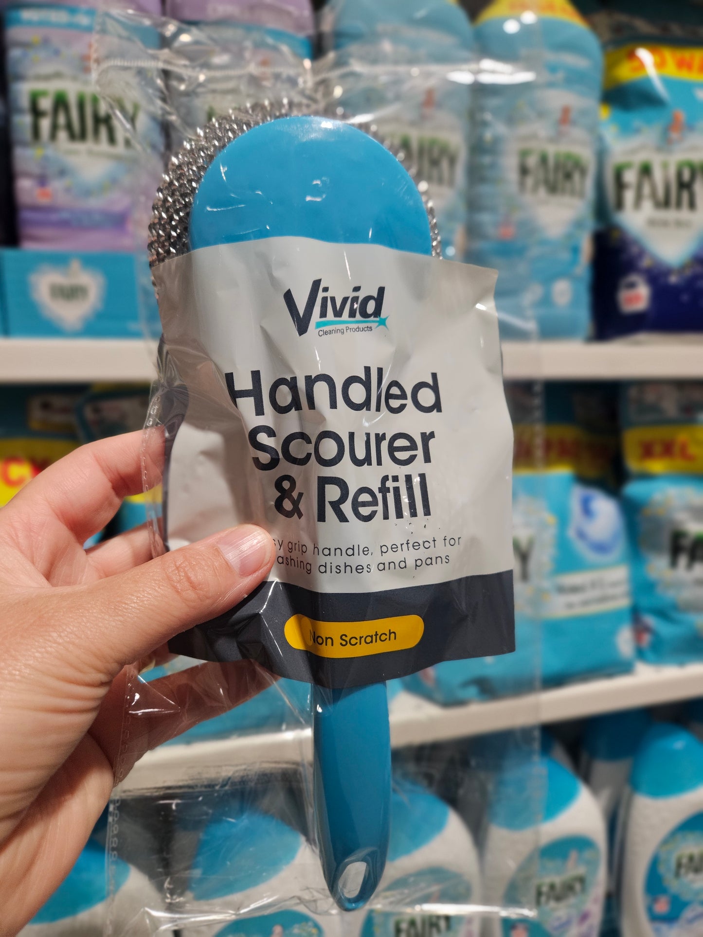 Vivid Handled Scourer & Refill