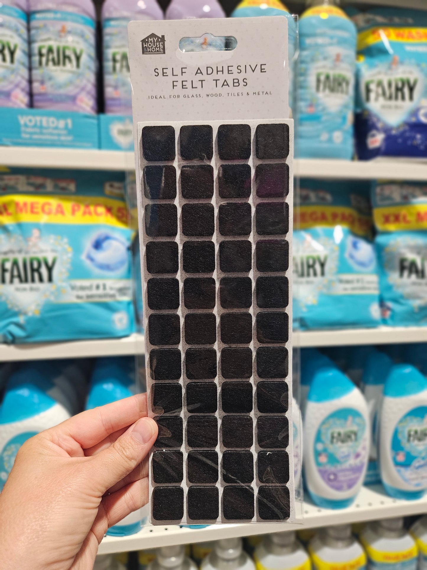 My House & Home Self Adhesive Felt Tabs Div.Typer