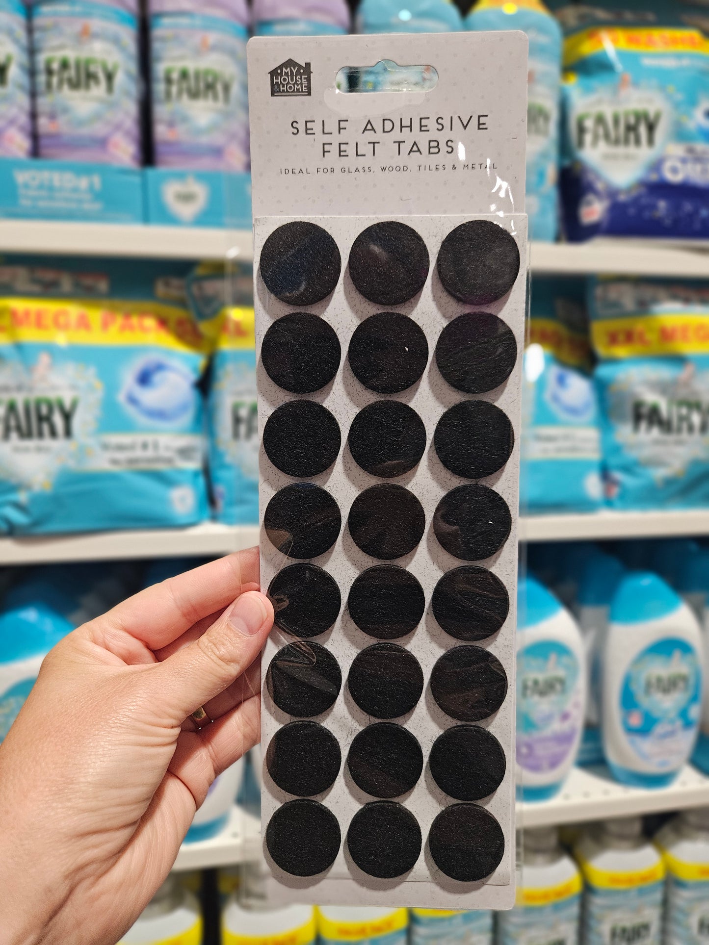 My House & Home Self Adhesive Felt Tabs Div.Typer