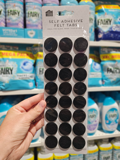 My House & Home Self Adhesive Felt Tabs Div.Typer
