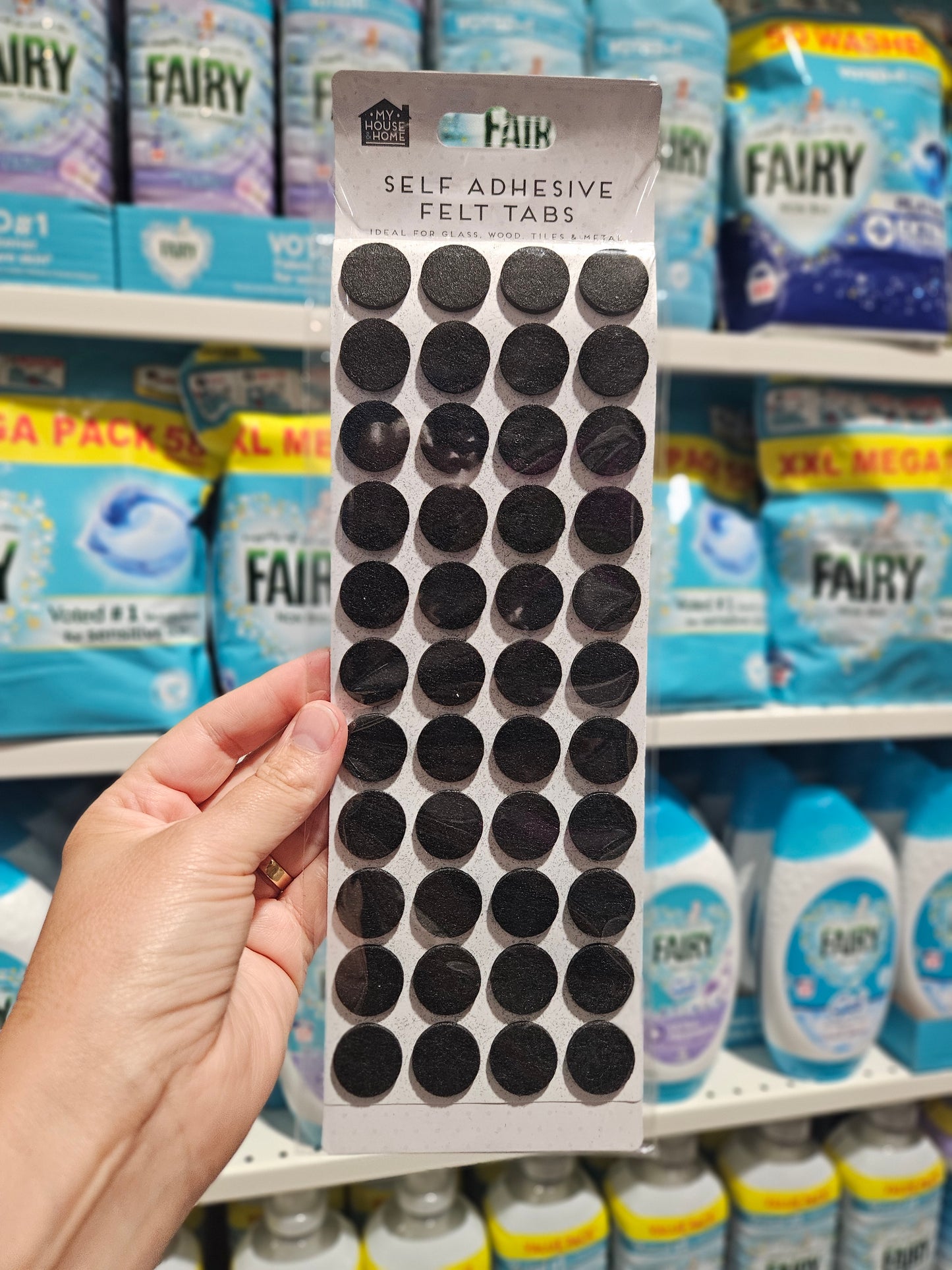 My House & Home Self Adhesive Felt Tabs Div.Typer