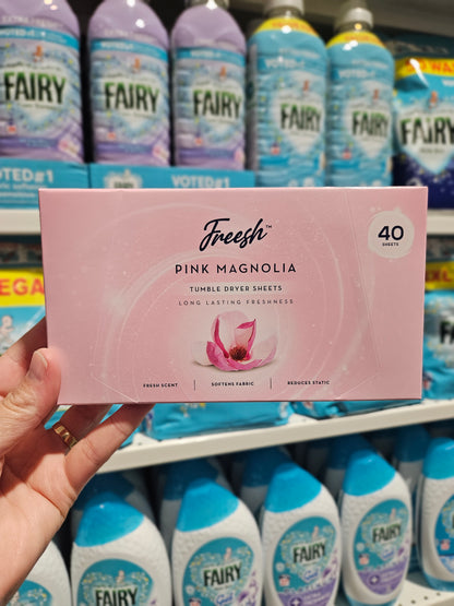 Freesh Magnolia Tumble Dryer Sheets 40pk