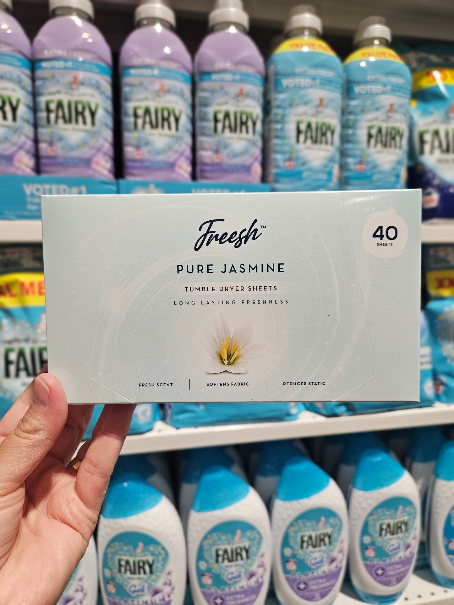 Freesh Jasmine Tumble Dryer Sheets 40pk