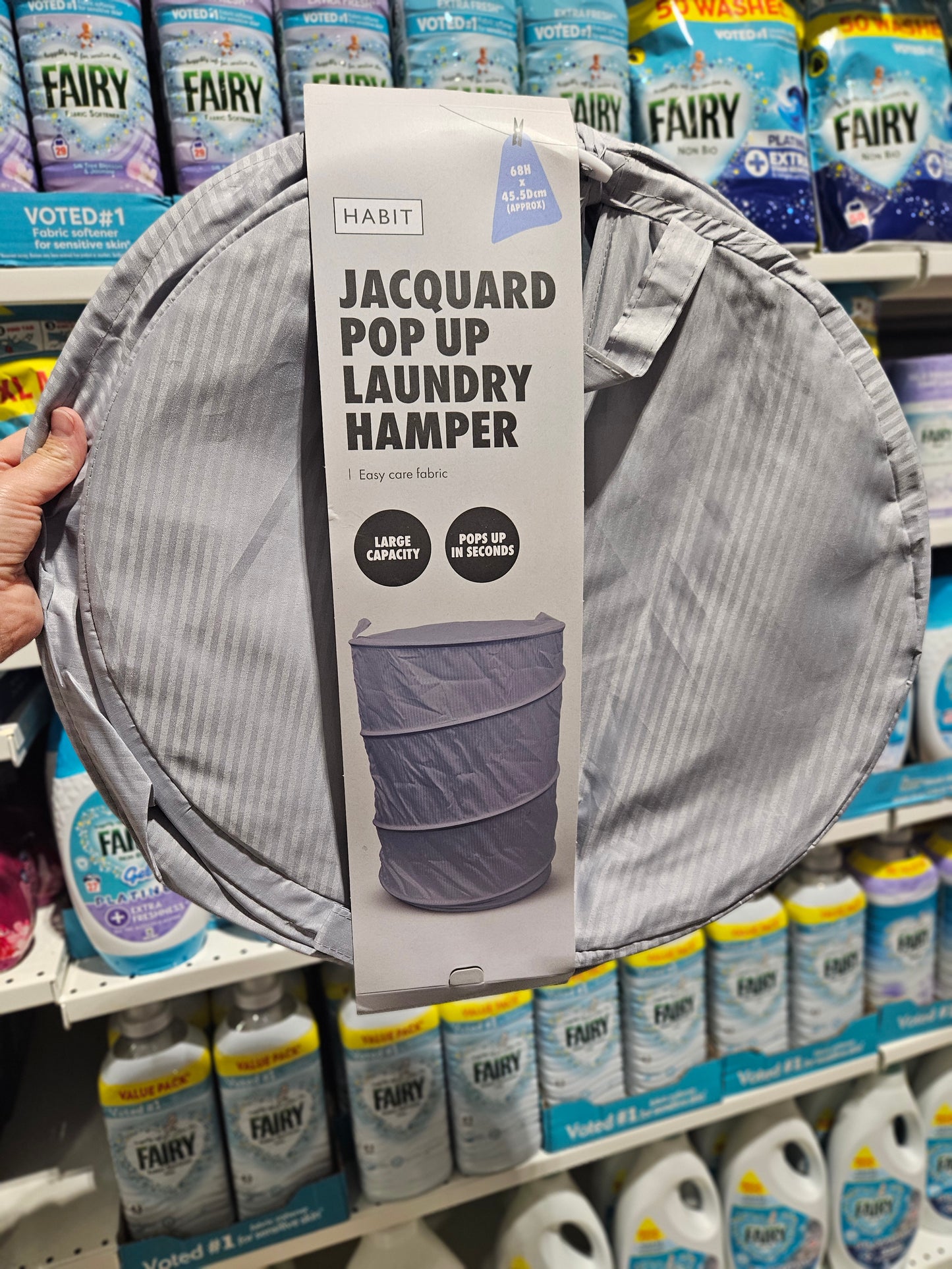 Habit Pop Up Laundry Hamper Div.Farger