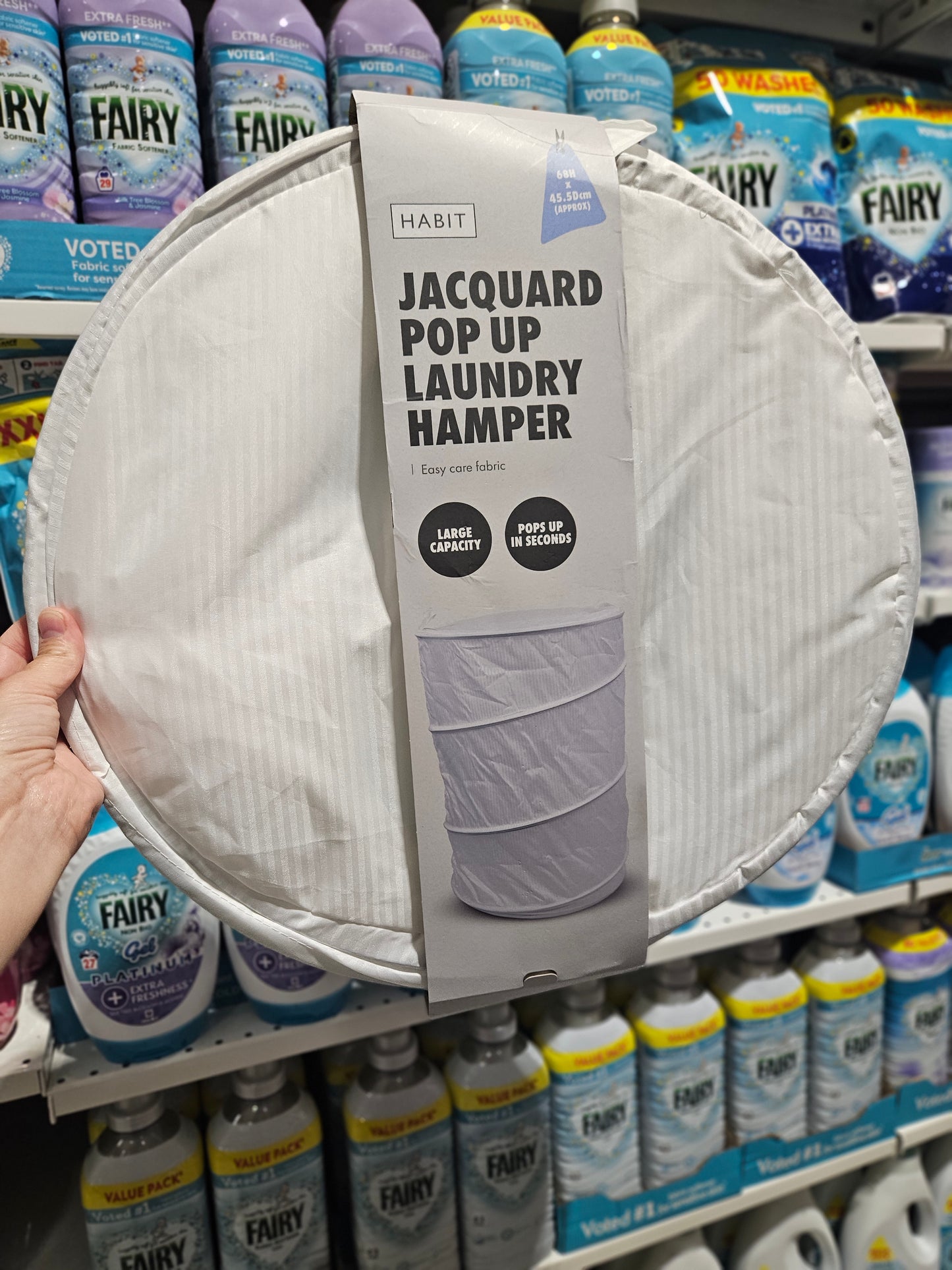 Habit Pop Up Laundry Hamper Div.Farger