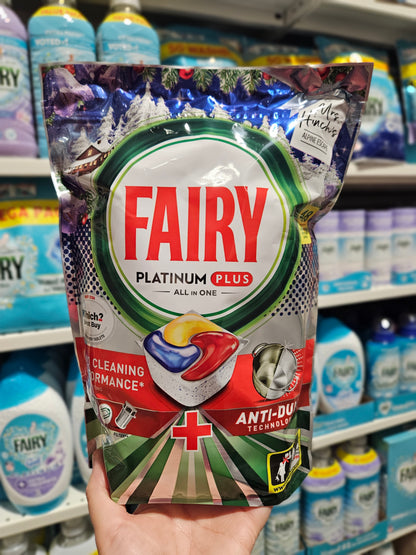 Fairy Platinum Plus All in One Dishwasher Capsules Mrs. Hinch's Alpine Escape 48w