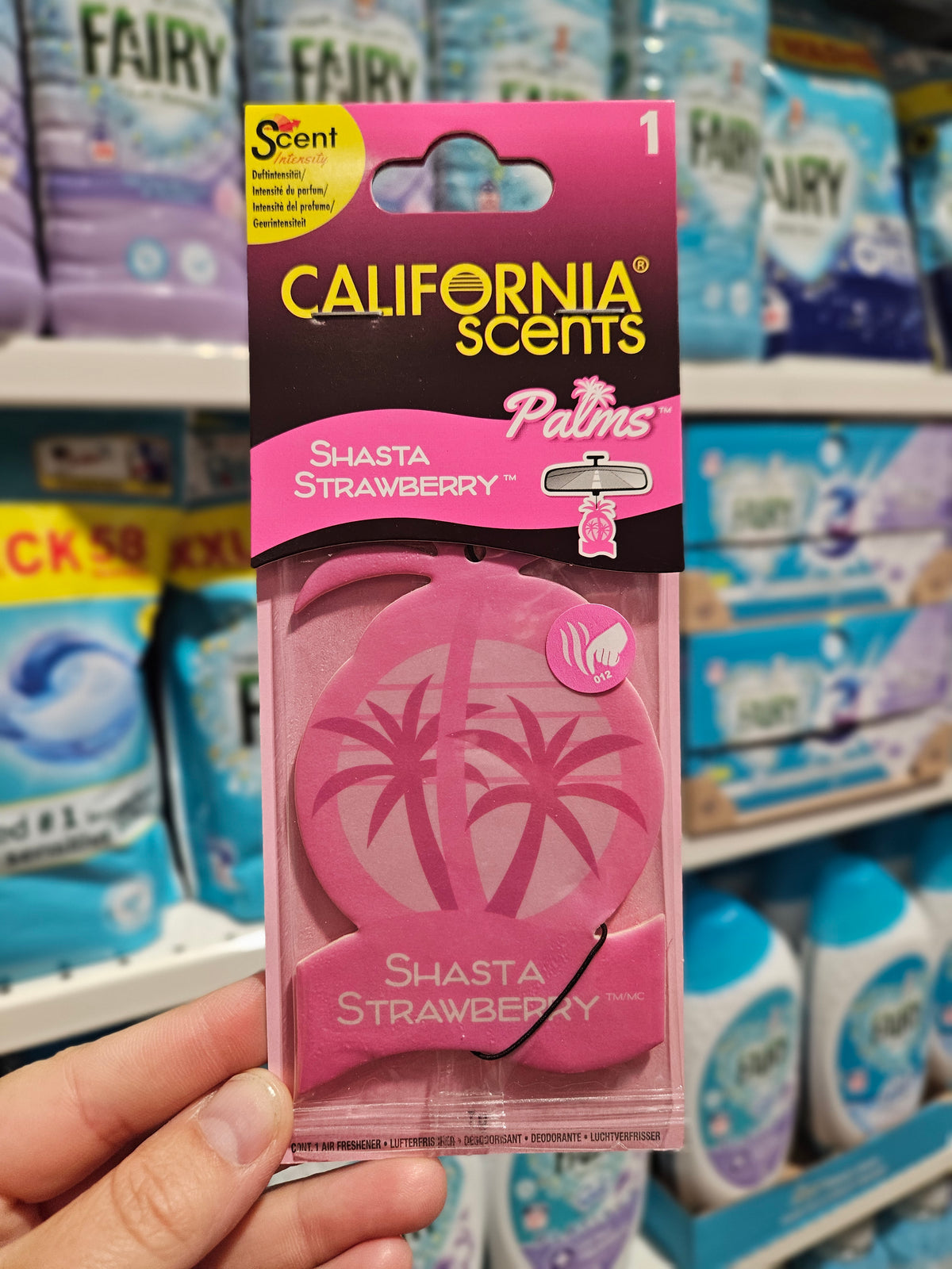 California Scent Palms Car Freshener Shasta Strawberry