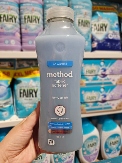 Method Fabric Softener Berry Splash Tøymykner 990ml
