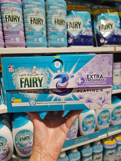 Fairy Non Bio Platinum Pods Silk Tree Blossom & Jasmine 29w