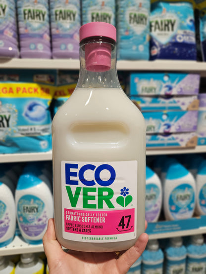 Ecover Fabric Softener Apple & Almond 47w 1.43L