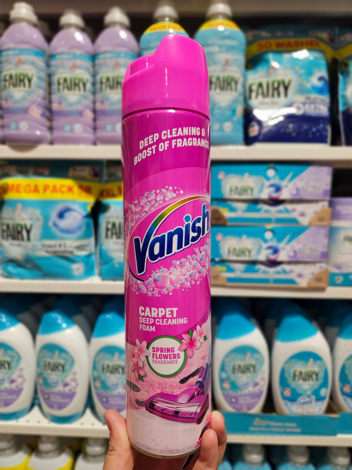 Vanish Carpet Care & Upholstery Vacuum Up Foam 600ml