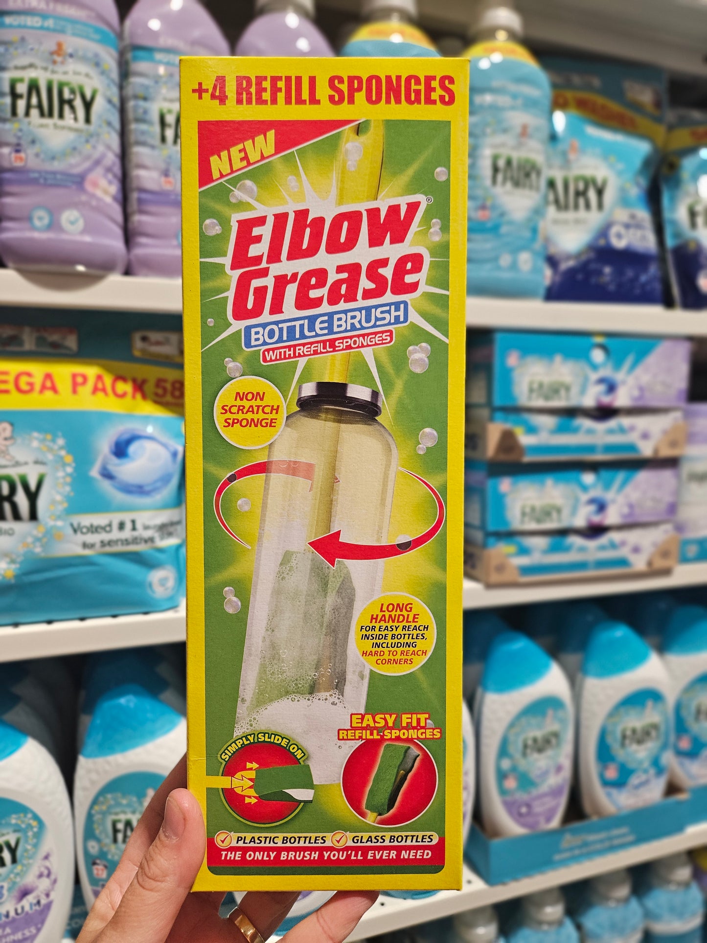 Elbow Grease Bottle Brush + 4 Refills