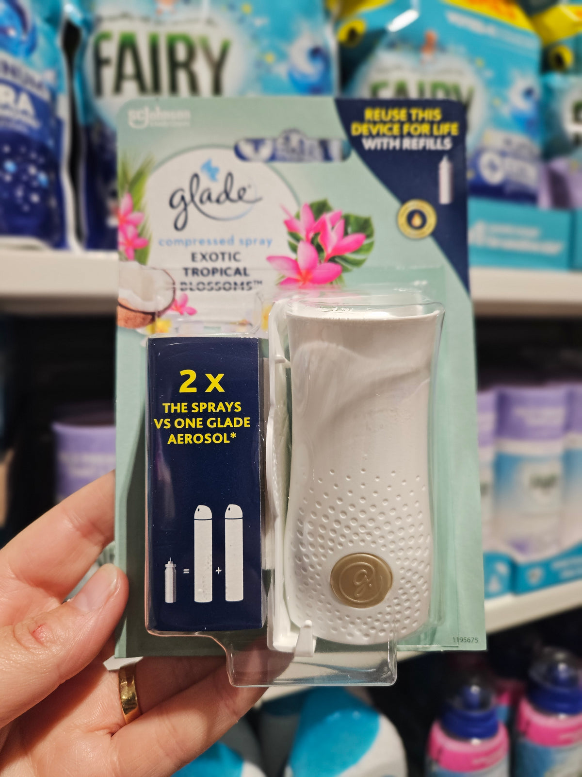 Glade Touch & Fresh Unit + Exotic Tropical Blossoms Refill 10ml