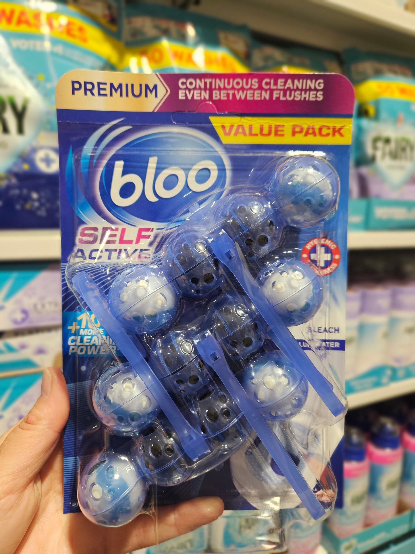 Bloo Colour Selv Active Toilet Rim Block Bleach 3x50g