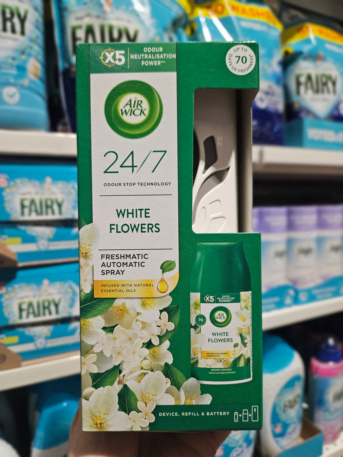 Airwick Freshmatic Startsett - White Flowers 250ml