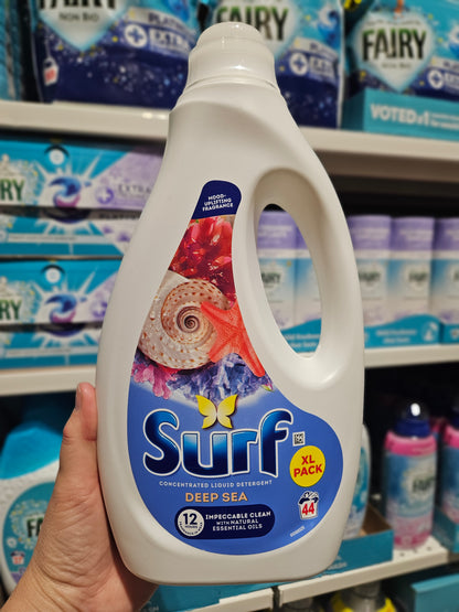 Surf Concentrated Liquid Detergent Deep Sea 1.188L 44w