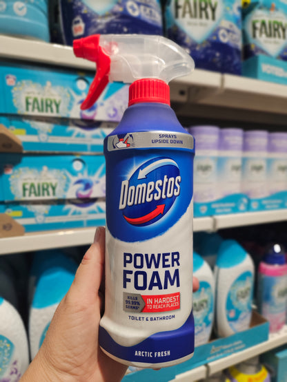 Domestos Power Foam Arctic Fresh Bathroom Spray 450ml