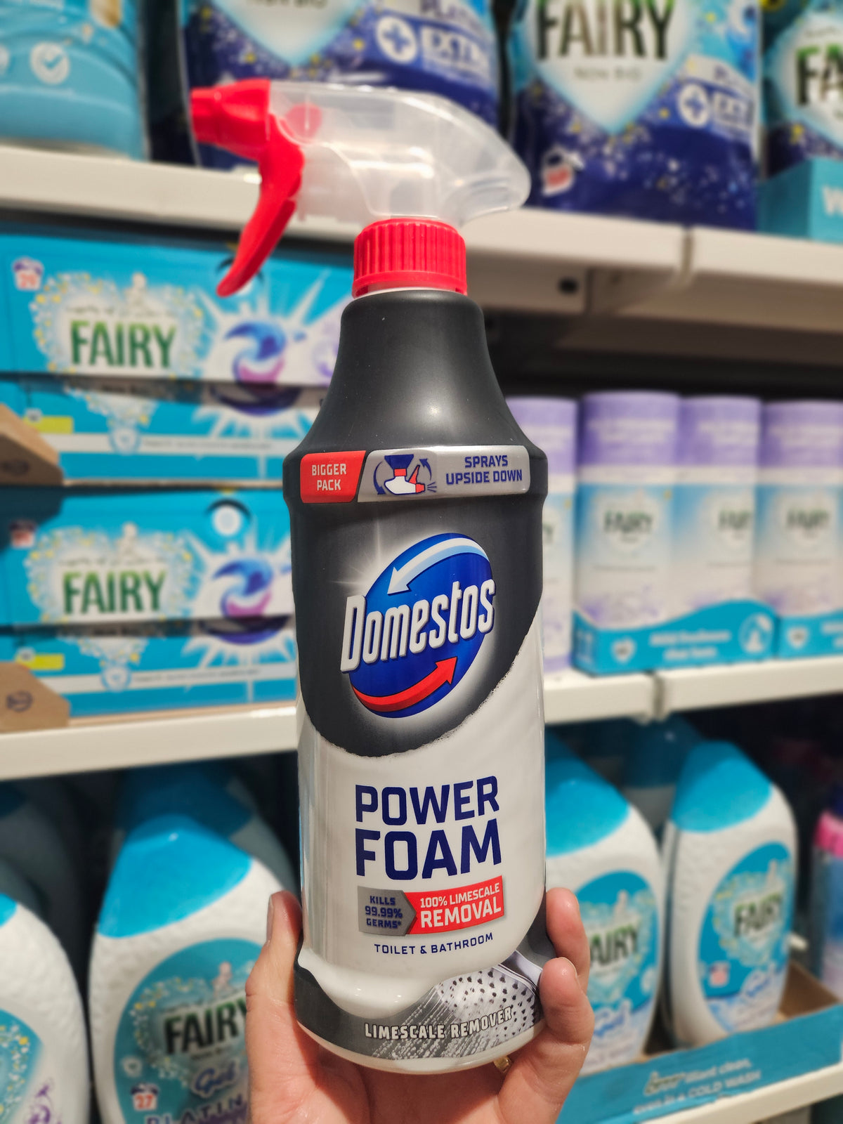 Domestos Power Foam Limescale Remover Spray 650ml
