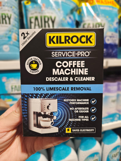 Kilrock Coffee Machine Descaler & Cleaner 2 x 150ml
