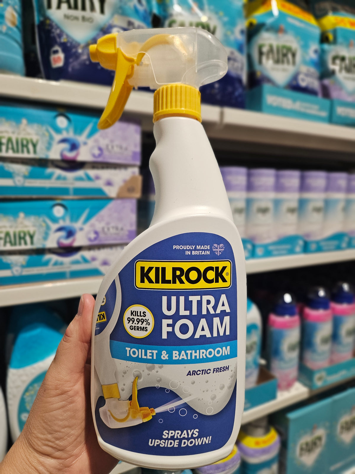 Kilrock Ultra Foam Toilet & Bathroom Spray 750ml