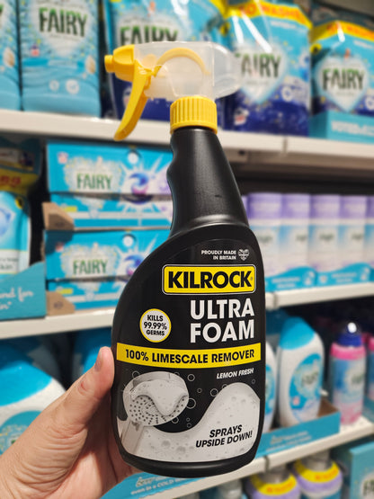 Kilrock Ultra Foam Limescale Remover Spray Lemon Fresh 750ml