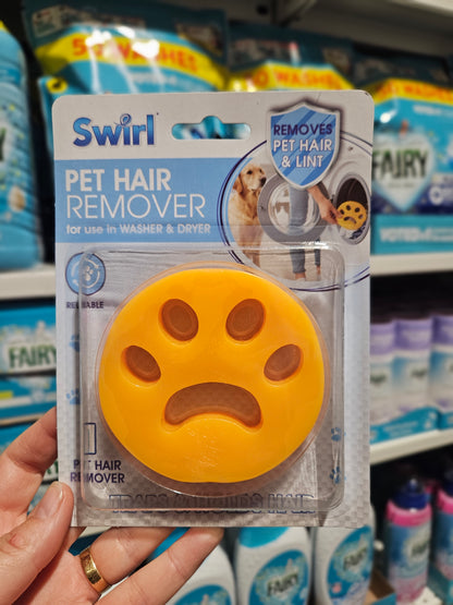 Swirl Pet Hair Remover 1pk Div.Farger