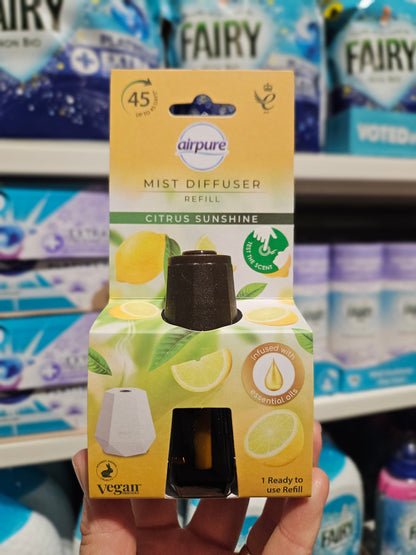 Airpure Mist Diffuser Refill Citrus Sunshine 20ml