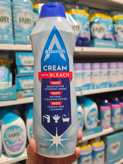 Astonish Cream Cleaner w/Bleach 500ml