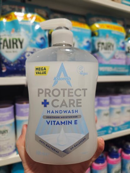 Astonish Protect + Care Hand Wash Vitamin E 600ml