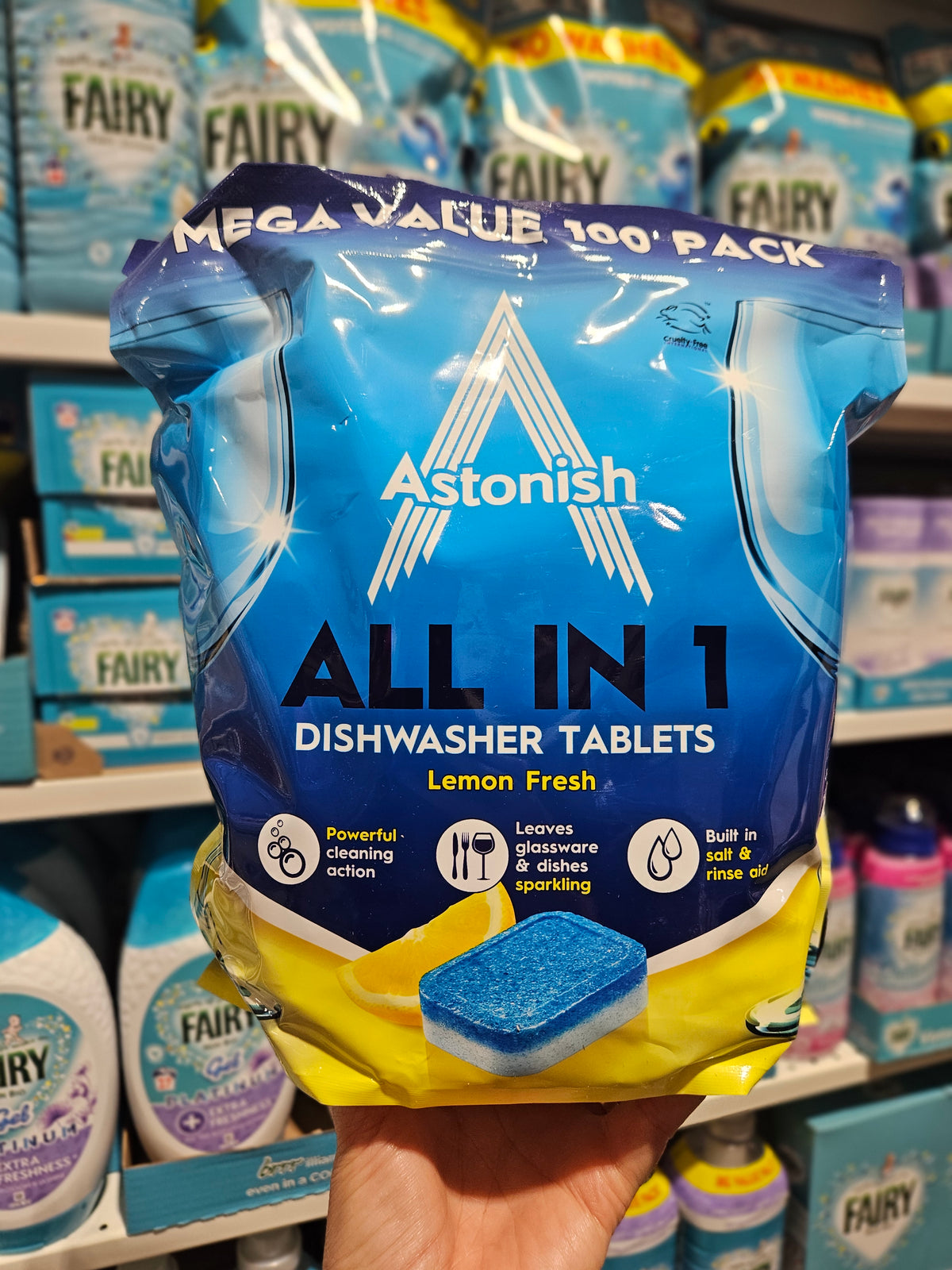 Astonish All In 1 Dishwasher Tablets Lemon Fresh 100pk