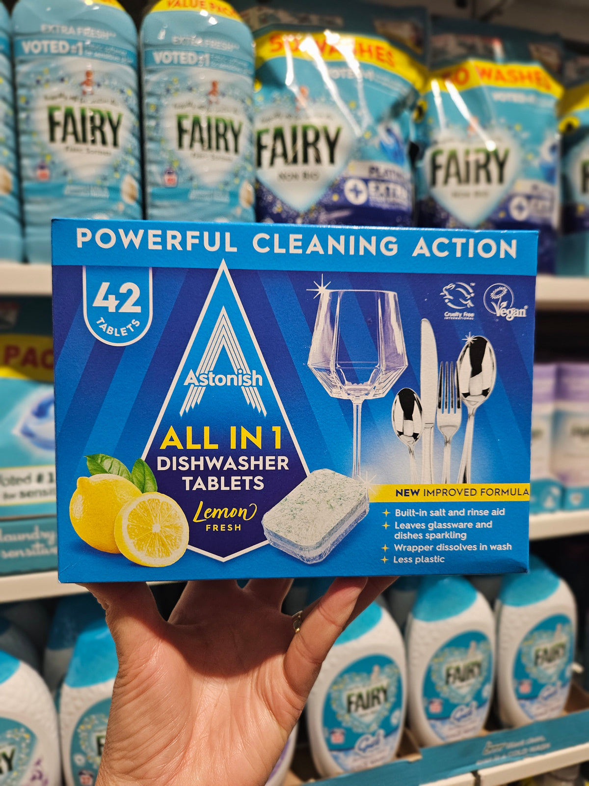 Astonish All In 1 Dishwasher Tablets Lemon Fresh 42pk