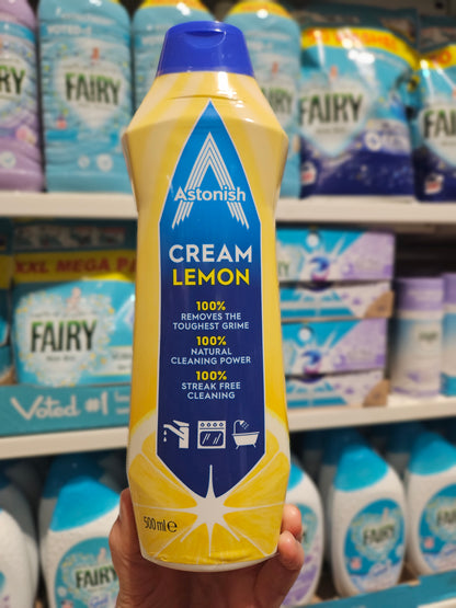 Astonish Cream Cleaner Lemon Fresh 500ml