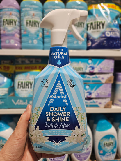 Astonish Daily Shower & Shine Cleaner White Lillies 750ml