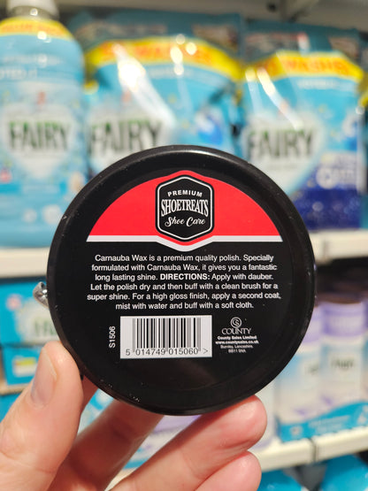 Premium Shoetreats Shoe Care Black Shoe Polish 50ml